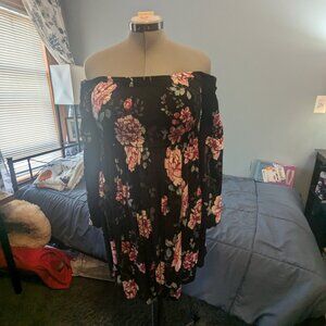 Torrid Off-Shoulder Smocked Dress